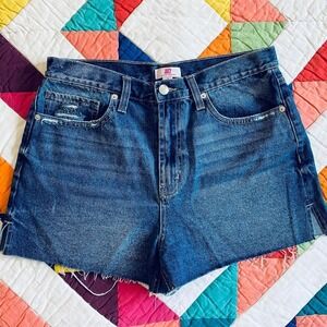 Juicy Couture Anna Relaxed Fit Denim Shorts‎ with Juicy Patch